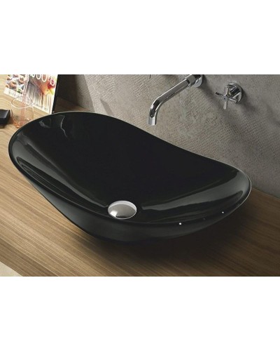 Раковина-чаша CeramaLux 60 7811АВ Черная глянцевая