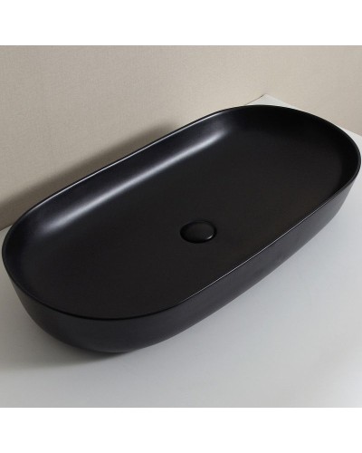 Раковина-чаша CeramaLux 80 78327MB Черная матовая