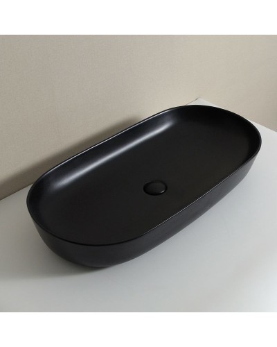Раковина-чаша CeramaLux 80 78327MB Черная матовая