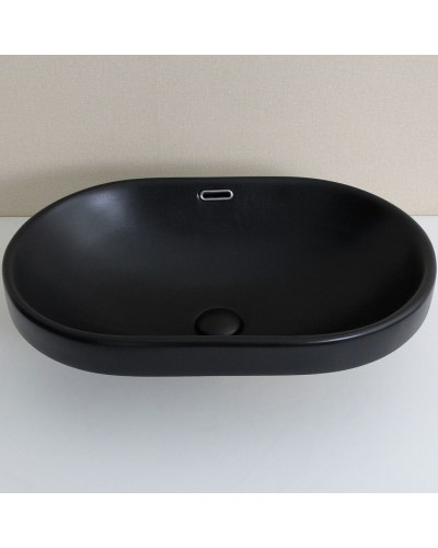 Раковина CeramaLux 60 5006CMB Черная матовая