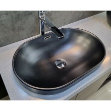 Раковина CeramaLux 60 5006CMB Черная матовая