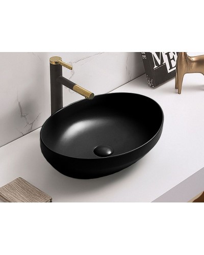 Раковина-чаша CeramaLux 50 78590B Черная глянцевая
