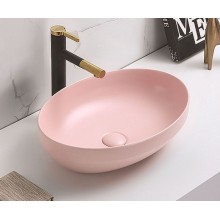 Раковина-чаша CeramaLux 50 78590MP Розовая матовая