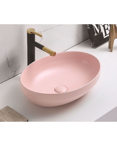 Раковина-чаша CeramaLux 50 78590MP Розовая матовая