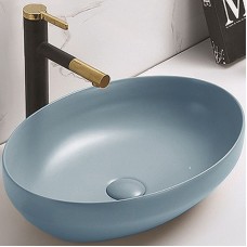 Раковина-чаша CeramaLux 50 78590MHL Голубая матовая