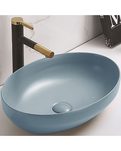 Раковина-чаша CeramaLux 50 78590MHL Голубая матовая