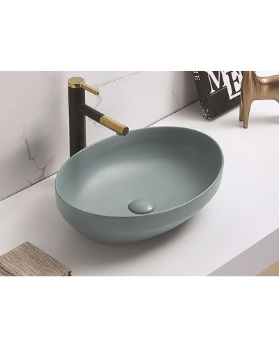 Раковина-чаша CeramaLux 50 78590MLG Зеленая матовая