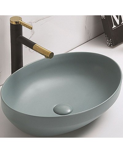 Раковина-чаша CeramaLux 50 78590MLG Зеленая матовая