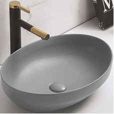 Раковина-чаша CeramaLux 50 78590MH Светло-серая матовая