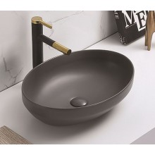 Раковина-чаша CeramaLux 50 78590MDH Серая матовая