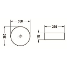 Раковина-чаша CeramaLux 36 GL05 Золото