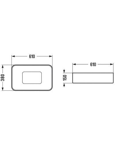 Раковина-чаша WeltWasser Elbach 78575-60 GL-WT 60 10000008698 Белая глянцевая
