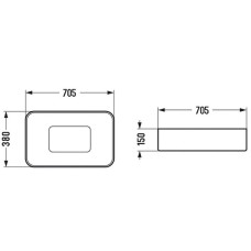 Раковина-чаша WeltWasser Elbach 78575-70 GL-WT 70 10000008699 Белая глянцевая
