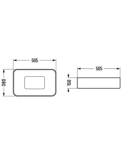Раковина-чаша WeltWasser Elbach 78575-50 MT-GR 50 10000008700 Серая матовая