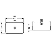 Раковина-чаша Comforty 50 78575-50 00-00012234 Белая