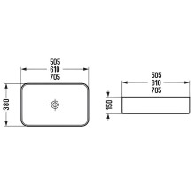 Раковина-чаша Comforty 50 78575-50 00-00012234 Белая