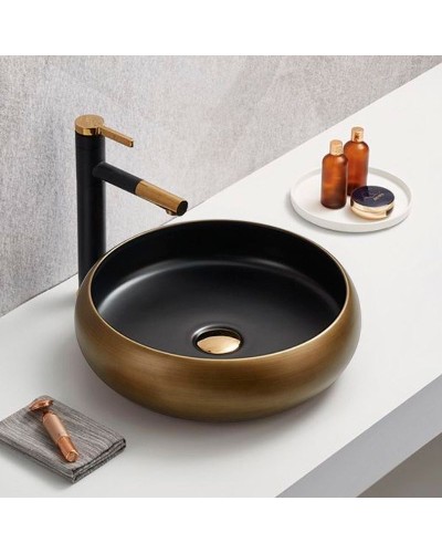 Раковина-чаша Comforty 41.5 78651 00-00012231 Бронза Черная