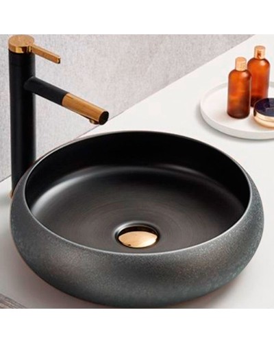 Раковина-чаша Comforty 41.5 78653 00-00012232 Серебро Черная