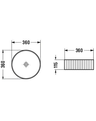 Раковина-чаша Comforty 36 78728 00-00012233 Белая
