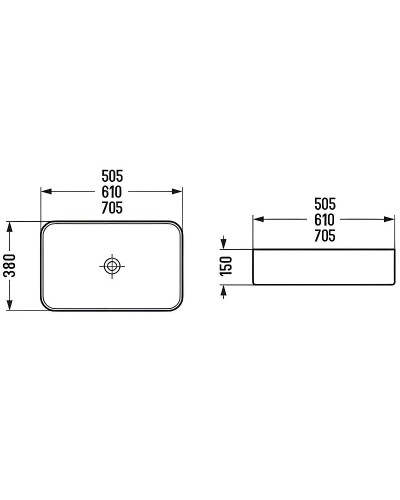 Раковина-чаша Comforty 61 78575MDG-60 00-00012535 Темно-зеленая матовая