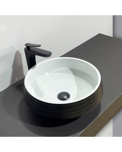 Раковина-чаша Comforty 41.5 J2110 00-00012221 Черная Белая