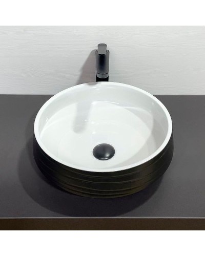 Раковина-чаша Comforty 41.5 J2110 00-00012221 Черная Белая