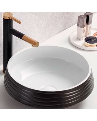 Раковина-чаша Comforty 41.5 J2110 00-00012221 Черная Белая