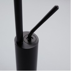 Комплект раковины-чаши Bronze de Luxe 50 1395 со смесителем Scandi 9015B Черная с золотым ободом