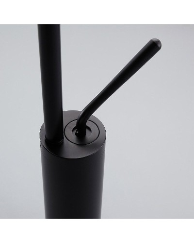 Комплект раковины-чаши Bronze de Luxe 50 1395 со смесителем Scandi 9015B Черная с золотым ободом