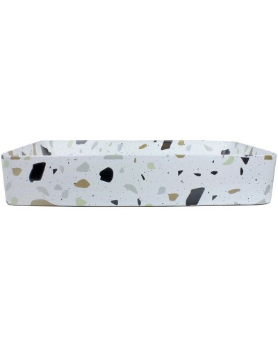 Комплект раковины-чаши Bronze de Luxe 60 1061TR со смесителем Elementi EL21CB Терраццо