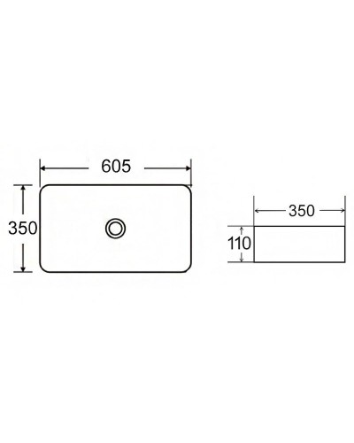 Комплект раковины-чаши Bronze de Luxe 60 1061TR со смесителем Elementi EL21CB Терраццо