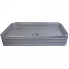 Комплект раковины-чаши Bronze de Luxe 66 1363MG со смесителем Focus 24615BG Серая матовая