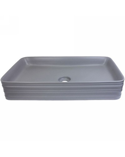 Комплект раковины-чаши Bronze de Luxe 66 1363MG со смесителем Focus 24615BG Серая матовая