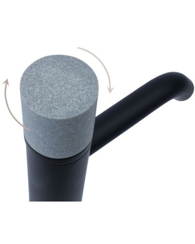 Комплект раковины-чаши Bronze de Luxe 66 1363MG со смесителем Focus 24615BG Серая матовая