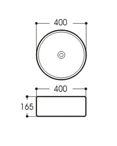 Раковина-чаша Aquatek 40 AQ5118-00 Белая
