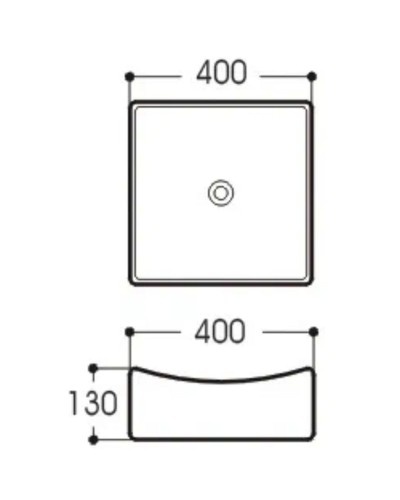 Раковина-чаша Aquatek 40 AQ5516-00 Белая