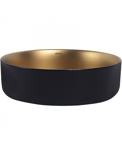Раковина-чаша Abber Bequem 40 AC2109BG Золото матовое Черная