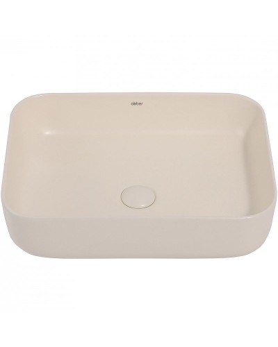 Раковина-чаша Abber Rechteck 50 AC2202MBE Светло-бежевая матовая