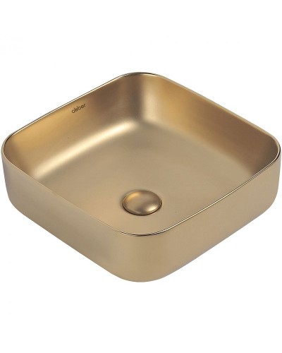 Раковина-чаша Abber Rechteck 39 AC2211MMG Золото матовое
