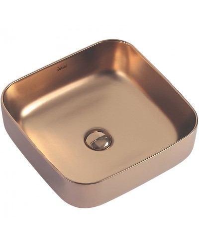 Раковина-чаша Abber Rechteck 39 AC2211MRG Розовое золото матовое