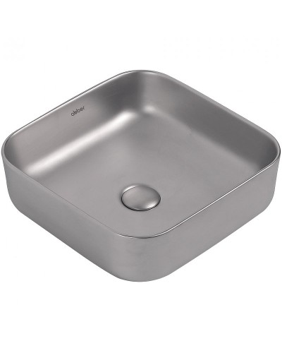 Раковина-чаша Abber Rechteck 39 AC2211MS Серебро матовое