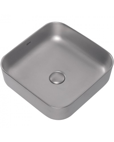 Раковина-чаша Abber Rechteck 39 AC2211MS Серебро матовое