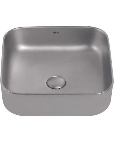 Раковина-чаша Abber Rechteck 39 AC2211MS Серебро матовое