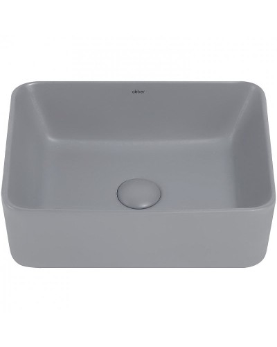 Раковина-чаша Abber Rechteck 40 AC2213MG Серая матовая