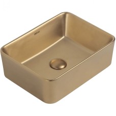 Раковина-чаша Abber Rechteck 40 AC2213MMG Золото матовое
