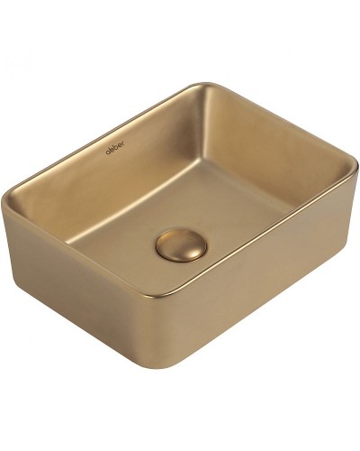 Раковина-чаша Abber Rechteck 40 AC2213MMG Золото матовое
