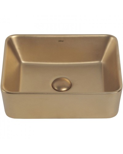 Раковина-чаша Abber Rechteck 40 AC2213MMG Золото матовое