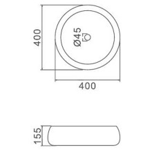 Раковина-чаша Gappo 40 GT103 Белая