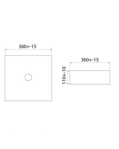 Раковина-чаша Iddis Slide 36 SLIWM01i27 Белая матовая