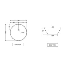 Раковина 45,5х45,5 см Jaquar JDS JDS-WHT-25905
